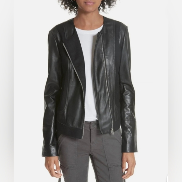 Joie Leather Jacket (Size M) - Picture 2 of 7